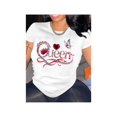 thumbnail image 1 of [Butterfly T-Shirt] Breathable Women's "Queen" Butterfly Graphic T-Shirt | Casual Crew Neck Short Sleeve Top - Machine Washable, Perfect for All Seasons, 1 of 7