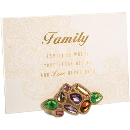 Pavilion- Family 5 x 7 Jeweled Photo Frame