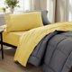 thumbnail image 5 of Queen Sheet Set - 4 Pieces Soft Queen Size Sheets - Breathable & Cooling - Hotel Luxury - Easy Care Polyester Microfiber Bedding for Women, Men, Dark Grey, 5 of 5
