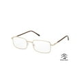 thumbnail image 5 of Mens Reading Glasses 5 Pack Readers Womens Spring Hinge Square Frame Glasses Metal New, 5 of 7