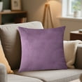 thumbnail image 5 of Decorative Throw Pillow Covers 20x20 - Suede Pillow Shams & Cushion Covers, Soft Pillowcase for Sofa, Bed, Chair, Living Room & Bedroom Home Decor Accent, 5 of 5