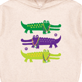 thumbnail image 3 of Inktastic Mardi Gras Holiday Alligators Toddler Hoodie, 3 of 4