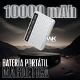thumbnail image 3 of Banco de Energía WEKOME WP-81 10000mah Batería Externa 15w Carga Rápida Gris, 3 of 6