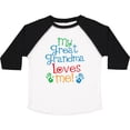 thumbnail image 3 of Inktastic My Great Grandma Loves Me for Grandson Boys or Girls Toddler T-Shirt, 3 of 5