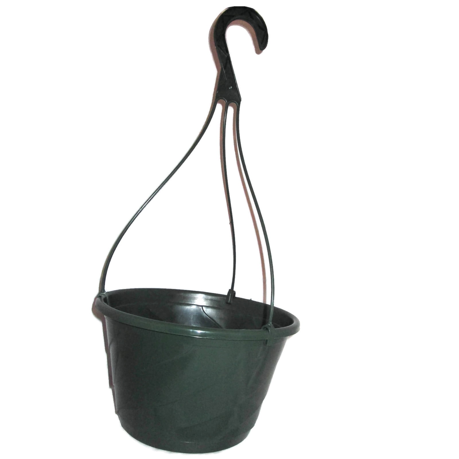 Landmark Plastic Contempo Swirl 10" Round Hanging Planters, 5 Count