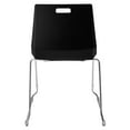 thumbnail image 5 of Luvraflex Stack Chair With Polypropylene Back, Padded Seat - Black, Blue, 5 of 5