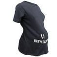 thumbnail image 1 of T-Shirt de Costume de Maternité pour Femmes à Empreintes d'Halloween, 1 of 1