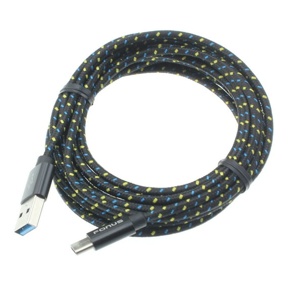 Type-C 10ft USB Cable for Samsung Galaxy Z Fold4/Fold 3 5G/Flip4/Flip 3 5G Phones - Charger Cord Power Wire USB-C Long N5B for Galaxy Z Fold4/Fold 3 5G/Flip4/Flip 3 5G Models