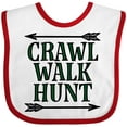 thumbnail image 3 of Inktastic Bow Hunting Crawl Walk Hunt Boys or Girls Baby Bib, 3 of 4