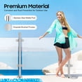 thumbnail image 3 of 90cm Stainless Steel Glass Railing Middle Post for Villas, Balcony, Stairway, 3 of 24