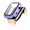 Purple, variant on Apple Watch Case Series 7 for 45mm/41mm with Built-in Tempered Glass Screen Protector (All Watch Series), Guard Bumper Full coverage Cover for Apple Watch Case, Color