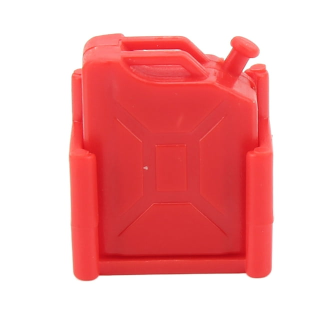 Tanque De Combustible Decorativo, Tanque De Combustible De Coche RC Simulado Durable Respetuoso Con El Medio Ambiente Para Coche RC 1/18 ANGGREK Rojo