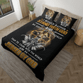 thumbnail image 3 of Lotusprinthandmade I Would Rather Stand with God And Be Judged by The World Bedding Set (Made in Vietnam) (78x88), religious message bedspread, god quote quilt cover, 3 of 6