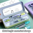 thumbnail image 6 of SHIMELE Math Geometry Kit 7-Piece Student Supplies Set with Shatterproof Storage Box Including Ruler, Protractor, Eraser, Lead Leads, Pencils for Drawing, 6 of 9