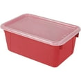 thumbnail image 2 of STOREX Petit Bac à Casiers, avec Couvercle, Rouge pour Salle de Classe (Caisse de 5), 2 of 2