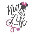 thumbnail image 2 of Mens Minnie Mouse Nurse Cute Pink Life T Shirt, 2 of 5