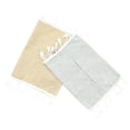 thumbnail image 1 of RUNROTOO 2Pack Face Tissues Box Holder Portable Linen Tissue Bag Beige for Car Use, 1 of 8