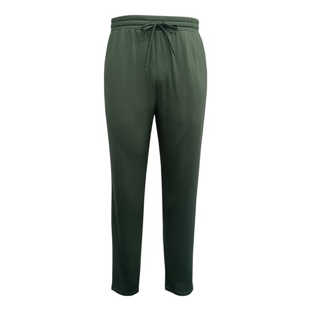 Pantalón Starter para Hombre, Deportivo Sustentable Liso Verde Militar Talla G