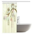 thumbnail image 2 of MYPOP Owl Shower Curtain, Owls Out of Their Cages Bird Cage Freedom Polyester Fabric Bathroom Shower Curtain 60 X 72 Inches, 2 of 3