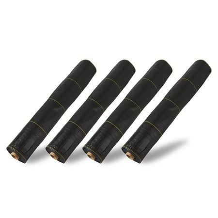 DeWitt 4-Pack Sunbelt Weed Barrier Fabric 3.2 oz Heavy-Duty Ground Cover 4 x 300 Feet