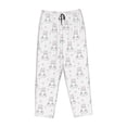 thumbnail image 4 of Xecao Heart Rabbit Women's Straight Lounge Pajama Pants: The Epitome of Relaxed Sleepwear, 4 of 9