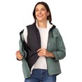thumbnail image 3 of Free Country Women's Cascade Canvas 3-in-1 Systems Jacket Bayleaf L, 3 of 7