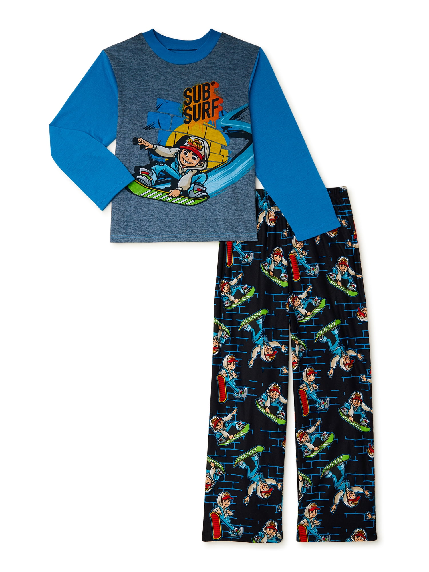 Boys Kids Children Cars Lightning McQueen Long Sleeve Pyjamas pjs Age 4-10 yrs 