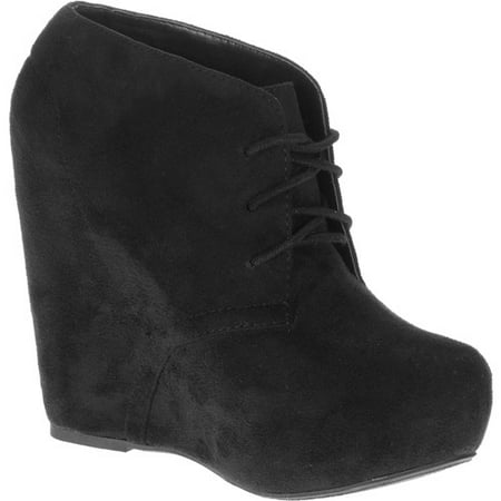 Soda Women's Pager Lace Up Heel Oxford