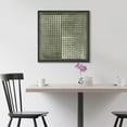 thumbnail image 4 of IDEA4WALL Framed Canvas Print Wall Art Abstract Grayscale Dot Matrix Illustrations Modern Art Geometric Pattern Wall Decorative Relax/Calm Comtenporary for Rooms - 24"x24" BLACK, 4 of 5