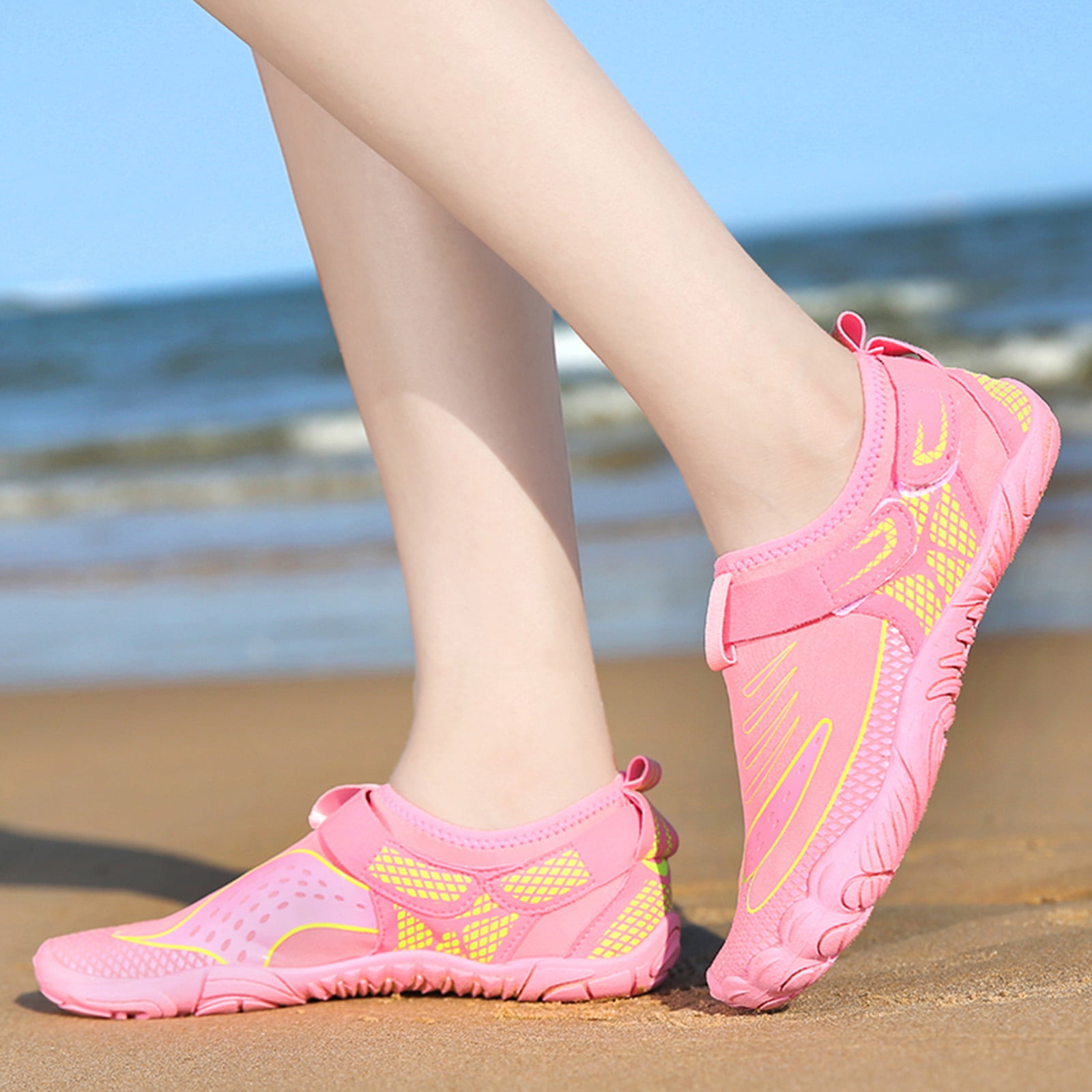 Mostsola Swim Water Shoes for Women Men Aqua Athletic Hiking Beach Anti-Slip Barefoot Sneakers