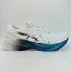 thumbnail image 1 of Size 11 Womens ASICS Novablast 3 Platinum White Pure Silver Ladies Sneakers Shoe, 1 of 6