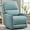 Acid Blue, variant on Recliner Chair 360 Swivel Rocker Recliner Chairs for Adults, Small Recliners for Small Spaces, Upholstered Nursery Chairs with Side Pockets, Glider Rocking Chair for Living Room, Nursery Room