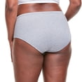 thumbnail image 4 of Calzones Hanes para mujer de tiro alto, paquete de 6, con control de humedad, 4 of 7