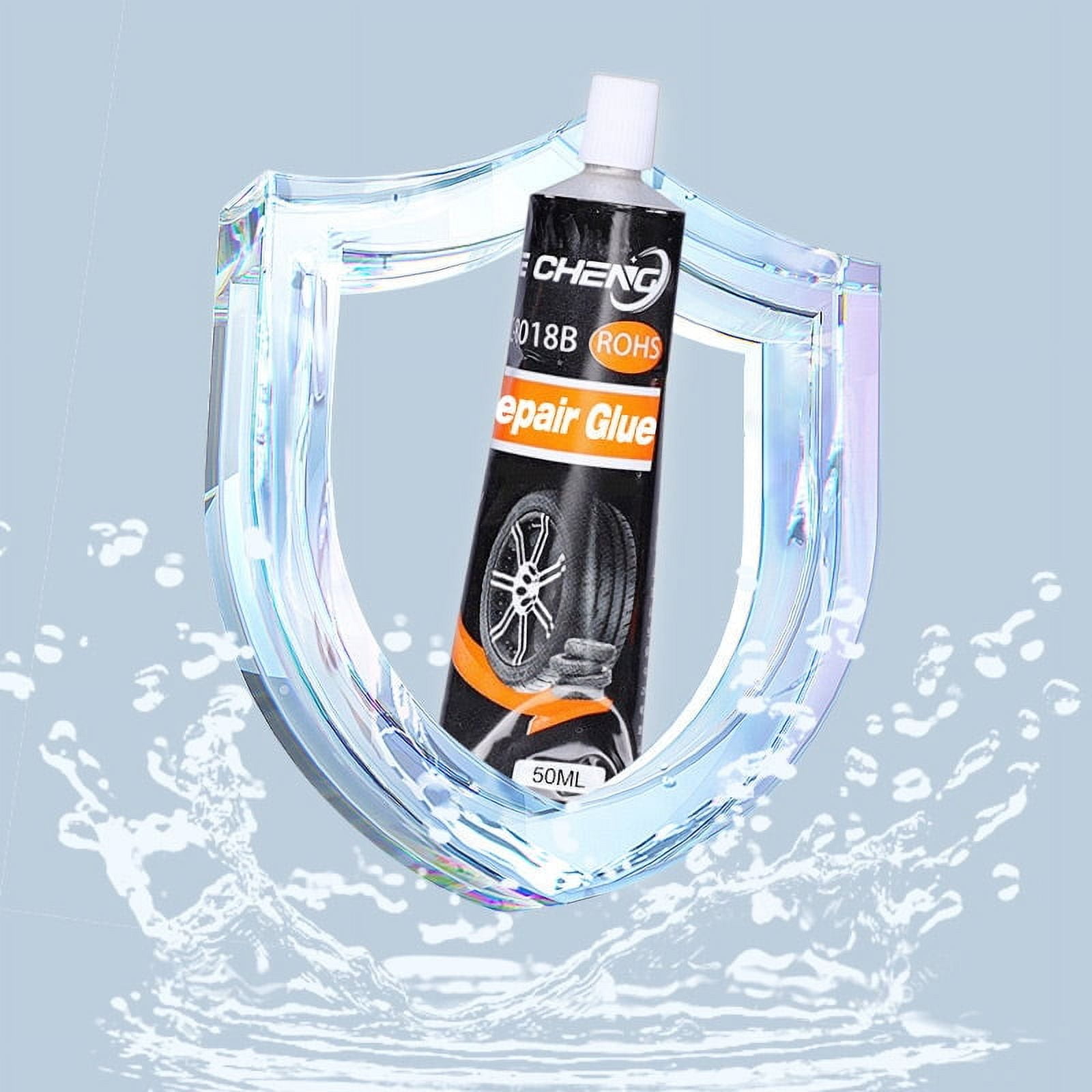 Tire Repair Glue Rubber Cement | 1.69 Oz Black Tire Patch | For Car Motorcycle Bike Tires