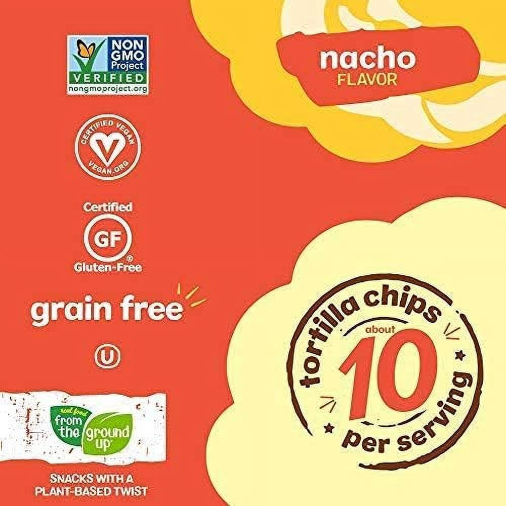 From the Ground Up Nacho Cauliflower Tortilla Chips, 4.5 oz (Pack - 6)