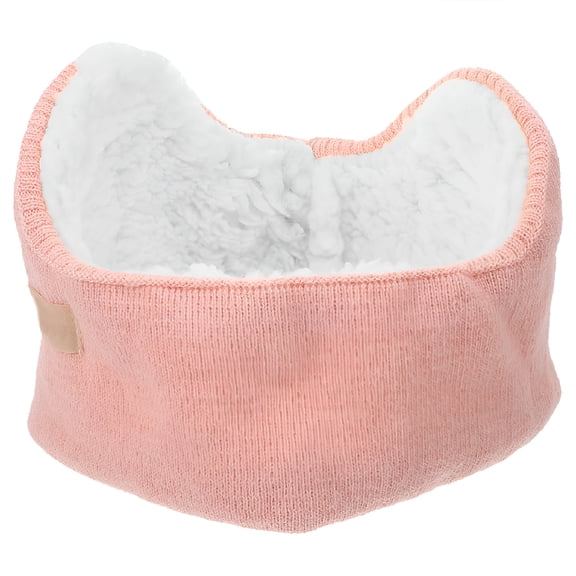 TELOLY Soft Sleep Ear Muffs for Sleeping, Noise Reduction Ear Cover with Lamb Wool, Soundproof Ear Muffs for Women Men, Lightweight Ear Muffs for Travel, Office, Meditation, Study, Pink