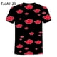 thumbnail image 3 of Camiseta De Verano Con Estampado 3D Anime Naruto Patrón De Calle Camisa Casual Cuello Redondo Manga Corta Hombre, 3 of 3