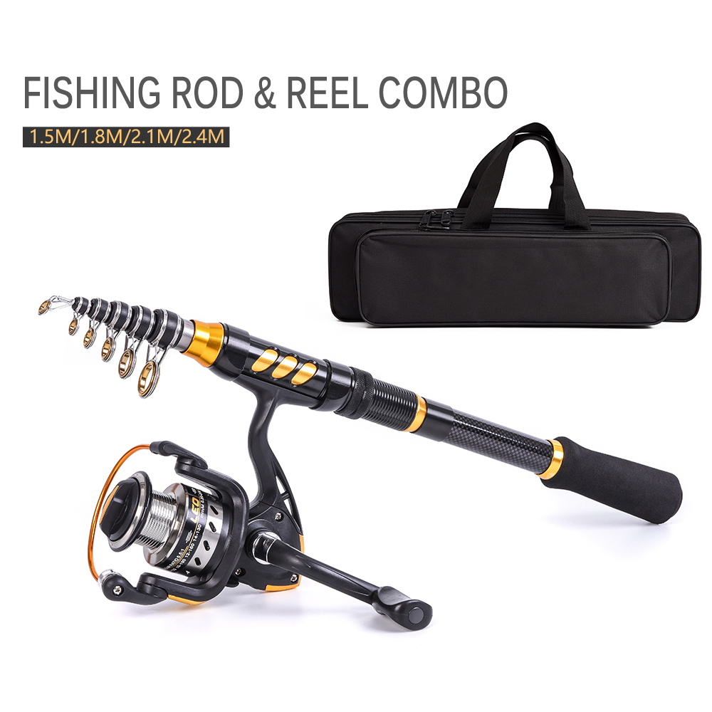 Blusea Telescopic Fishing Rod and Reel Combo Kit photo 2