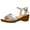 Silver, variant on Wedge Sandals for Womens Dressy Summer Casual Sandal Slingback Dress Shoes Buckle Ankle Strap Sandals Comfort Shoes
