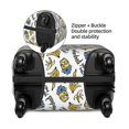 thumbnail image 4 of Cute Anime Cartoon Minions Travel Suitcase Protective Cover Trunk Case Washable Elastic Luggage Cover Fits Small Suitcase Protector Baggage With Concealed Zipper Gifts, 4 of 5
