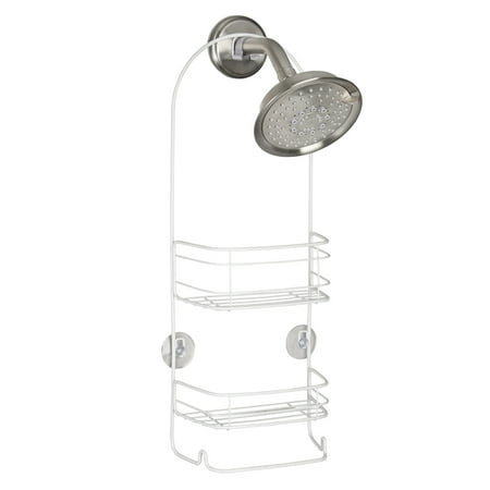 White Wood Caddy - Mainstays White Shower Caddy