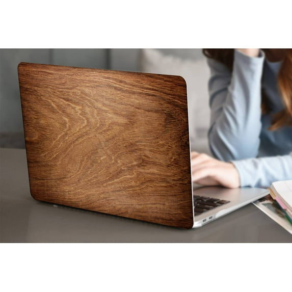 KSK KAISHEK Hard Protective Shell Case Cover Only for 2012/2013/2014/2015 Rel. Old MacBook Pro 15 inchs with Retina Display No CD-ROM / USB-C + Black Keyboard Cover Model: A1398 Wood grain 81