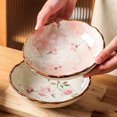 thumbnail image 3 of Ceramic Plates, Japanese Ddishes, Home Tableware, Creative Round Dishes, Dinner Plates, High-quality Deep Plates AD style, 3 of 6