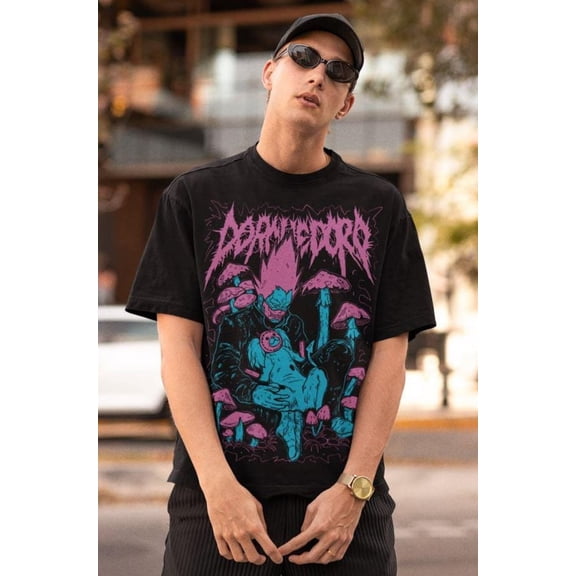 Unisex Dorohedoro Noi Anime T-shirt, Nikaido Kaiman Manga Shirt, Caiman Shirt