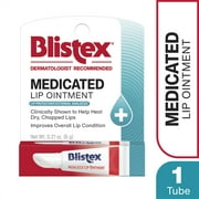 Blistex Medicated Lip Ointment, Relief For Chapped Lips, 1 stick, 0.21 Oz