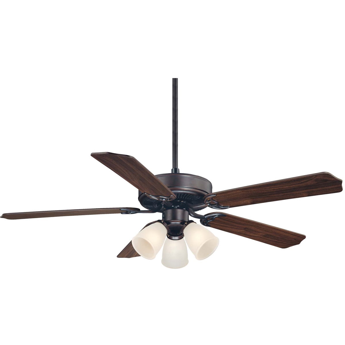 Indoor Ceiling Fans 3 Light With English Bronze Finish E Bulbs 52 inch