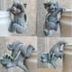 thumbnail image 2 of Decoración de macetas Jadeshay 4 piezas figuras de dinosaurios de resina modelo de taza colgante, 2 of 7
