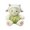 Green, variant on 13.78 Inch Cute Lamb Stuffed Plush Toy Soft Sheep Doll with Overalls for Gift Home Decor, Green