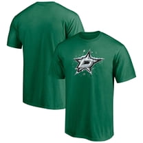 Men's Kelly Green Dallas Stars Snow Logo T-Shirt