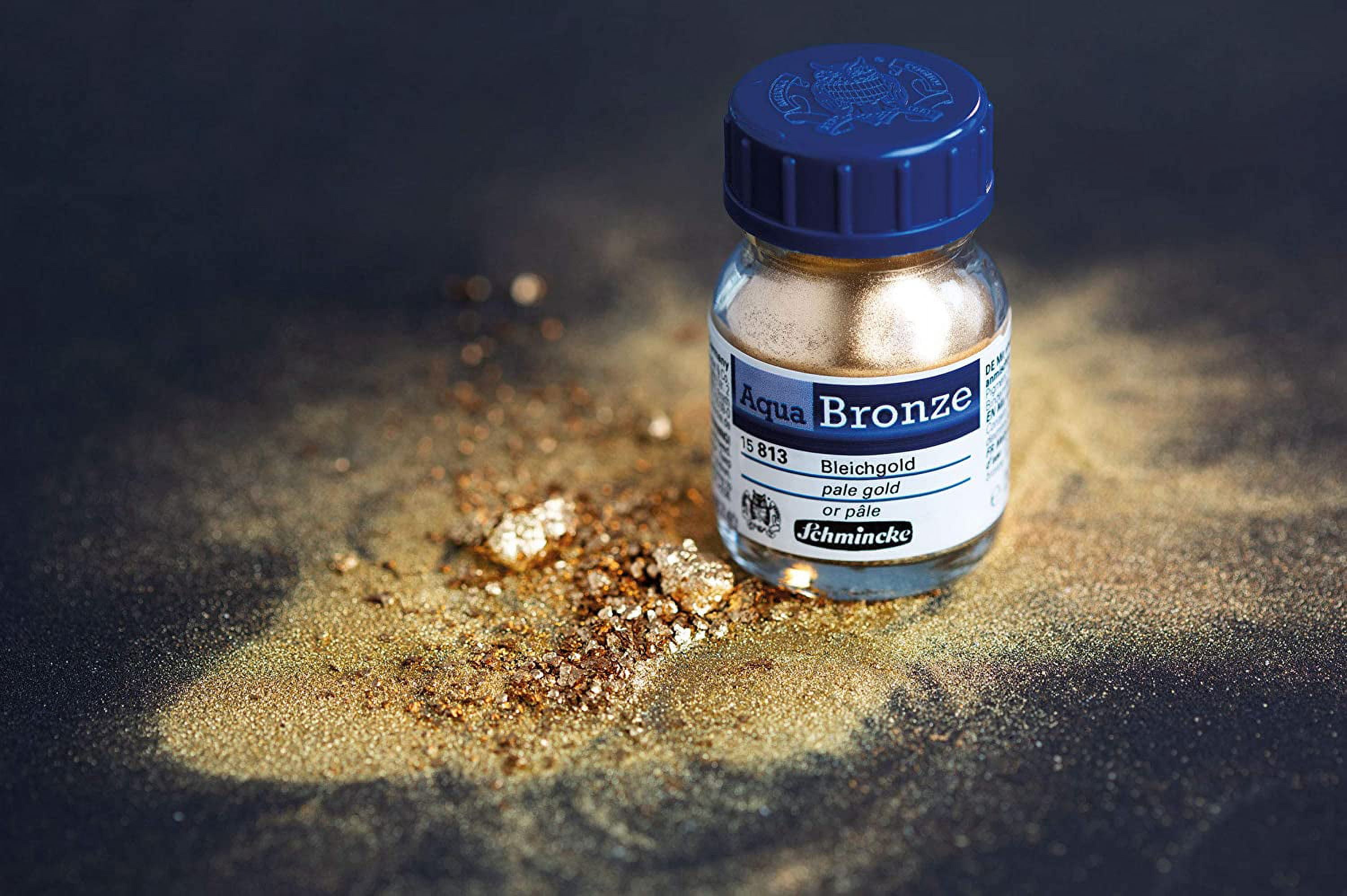 Schmincke Aqua Bronze Powder - Rich Pale Gold, 20 ml